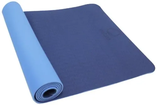 Trimax Sports WTE10333NB/LB - PurEarth Eco Yoga Mat - Dual Color Navy & Light Blue