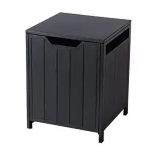 Blue Rhino ZAZ1801M - Stylish Black Steel Propane Tank Cover with Ventilation