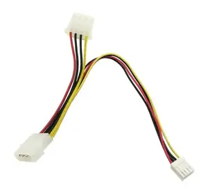 Addonics AA4PYFFCBL - 4-Pin Female to 4-Pin Male Floppy Power Adapter Cable
