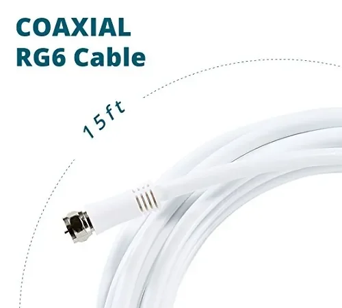 Ato AT-713 - ANTOP AT-713 Triple Shielded RG6 Coaxial Cable - 15FT