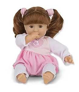 Melissa & Doug 4883 - Mine to Love Brianna 12-Inch Baby Doll - Soft & Cuddly