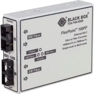 Black Box Corporation LMC250A - 100MBPS FIBER-TO-FIBER MODE CON