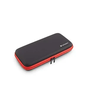 Verbatim 99800 - Nintendo Switch Portable Carrying Case - Black/Red