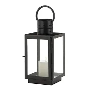 Gallery Of Light 10018656 - Elegant Square Black Candle Lantern for Home Décor