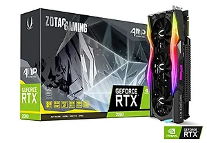 Zotac ZT-T20800C-10P - VCX ZT-T20800C-10P RTX 2080 AMP Extreme 8G GDDR6 256B 3xDP HDMI USB PCIE