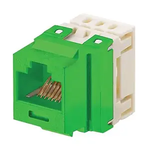 Panduit NKP5E88MRD - NetKey RJ-45 Modular Insert - Red Color