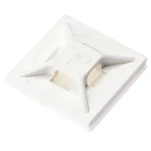 Panduit ABMM-AT-D - Cable Tie Mounts - Indoor White (Pack of 500)