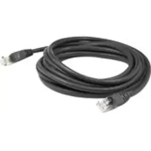 Addonics ADD-10FCAT6A-BLACK - 10FT CAT6A Black U/FTP Ethernet Patch Cable