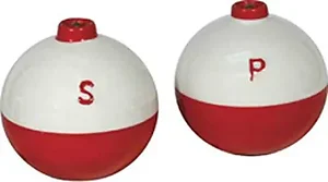 Rivers Edge 519 - Bobber Salt and Pepper Shaker Set
