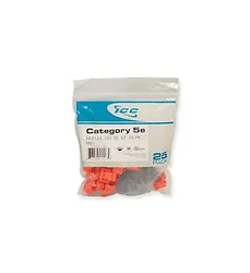 Cablesys-ICC-CAT5JKPK-RD
