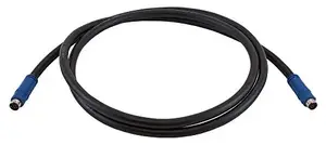 Hubbell VGA6P100BK - AV Plug-n-Play System X-End Horizontal Cable Run Plenum 8 Pin Black 100ft.