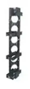 Hubbell VS74 - RACK, VERTICAL CHAN, 7HX4.5W, BK