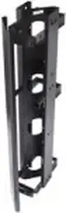 Hubbell VS76H - RACK, VERTICAL CHAN, HINGED, 7HX6W, BK