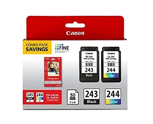 Canon 1287C005 - PG-243 & CL-244 Ink Cartridge Combo Pack