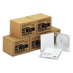 Verbatim 95160 - CD-RW, 95160, 700MB, 2X-4X, Silver Inkjet Printable, 1PK Jewel Case, TAA