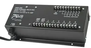 Atlasied PSR-206 - 6 Pack Zone Page Powered Relay for Enhanced Control