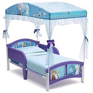 Delta Children BB86910FZ-1091 - Canopy Toddler Bed - Disney Frozen