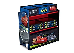 Delta Children TB83349CR-1014 - Multi-Bin Toy Organizer - Disney Cars