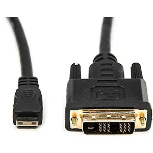 Rocstor Y10C246-B1 - 3FT Mini HDMI to DVI-D Male/Male Adapter Cable