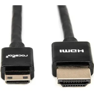 Rocstor Y10C250-B1 - 6FT Mini HDMI to HDMI Cable - Male to Male Connection