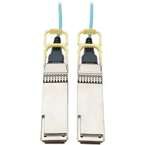 Tripp Lite N28H-15M-AQ - QSFP28 ACTIVE OPTICAL CABLE 100GB MM 15M