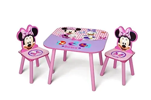 Delta Children TT89444MN - Minnie Mouse Table & Chair Set for Kids - Fun & Functional