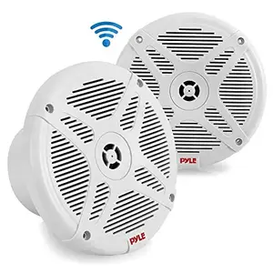 Pyle PLMRF65MW - 6.5" Bluetooth Waterproof Marine Speakers � White
