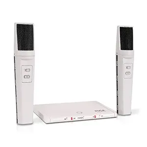 Pyle PDWM2232 - UHF Wireless Microphone System with Rechargeable Handheld Mics