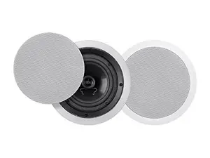 Monoprice 24214 - COMMERCIAL AUDIO METRO 20W 6.5-INCH COAX CEILING SPEAKER 70V PAIR (NO