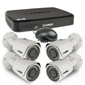 Lorex LNR1182TC43B - 8-Channel 2TB NVR Security System w/FLIR Cloud, HDMI, LAN & 4 3MP Bullet IP Cameras