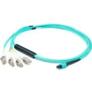 Addon ADD-LC-LC-6M5OM4-TAA - 6M Aqua OM4 Duplex Fiber Patch Cable LC-LC