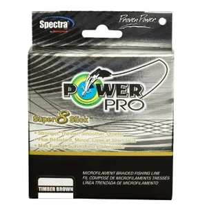 Power Pro 31100501500T - Super 8 Slick Braid 50lb 1500 Yards - Timber Brown