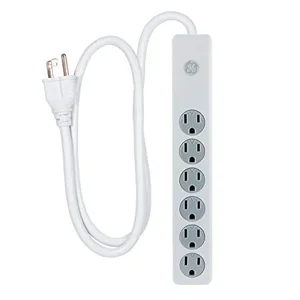 Ge RA36122 - 6-Outlet Surge Protector with Auto Shutdown Technology