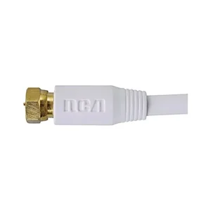 Rca RA38953 - 25ft White RG6 Coaxial Cable for Digital Connections