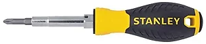 Black Box Corporation PESTY68012 - STANLEY All-in-One 6-Way Screwdriver with Comfortable Grip
