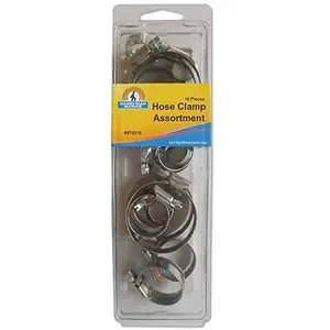 Handi-man Marine CW64945 - 16-Piece Stainless Steel Hose Clamp Set