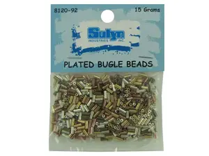 Bulk Buys CN135 - Metallic Seed Beads - Variety Pack of 15 Grams