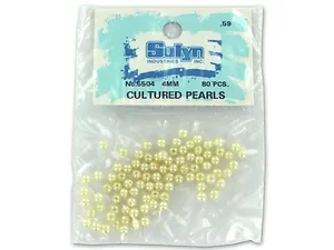 Bulk Buys CN275 - Elegant White Cultured Pearls for Crafting Projects