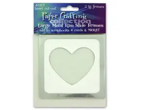 Bulk Buys CN396 - Square Metal Slide Frames for Crafting and Scrapbooking