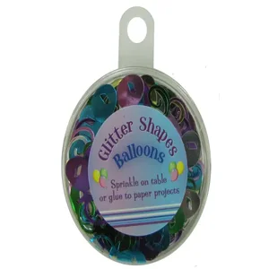 Bulk Buys CN404 - Metallic Balloon Confetti Shapes for Celebrations