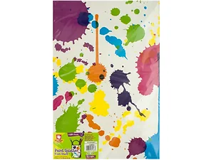 Bulk Buys CH139 - Colorful Paint Splatter Foam Craft Sheet