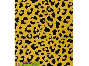 Bulk Buys CH140 - Yellow Leopard Print Craft Foam Sheet - 11.8" x 17.7"