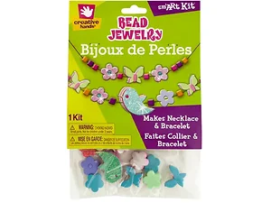 Bulk Buys CH189 - Creative Springtime Foam Bead Jewelry Making Kit
