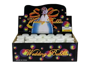 Bulk Buys JJ021 - Eco-Friendly Wedding Bubbles Favor Display - 24 Bottles