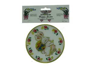 Bulk Buys JJ347 - Easter Crystalline Decoration with Gold Cord and Suction Cup