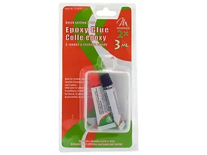 Bulk Buys HZ004 - High Strength Epoxy Glue - 3ml Pack of 2 for Durable Repairs