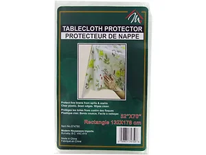 Bulk Buys HZ020 - Waterproof 52 x 70 Tablecloth Protector for Dining Tables