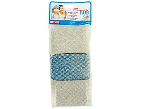 Bulk Buys HW913 - Non-Scratch Scrub Sponge Set - 3 Pack