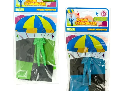 Bulk Buys HW954 - Xtreme Skydiver Parachute Toy - Assorted Colors