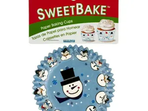 Bulk Buys HW975 - Festive Holiday Paper Baking Cups Set - 75 Count